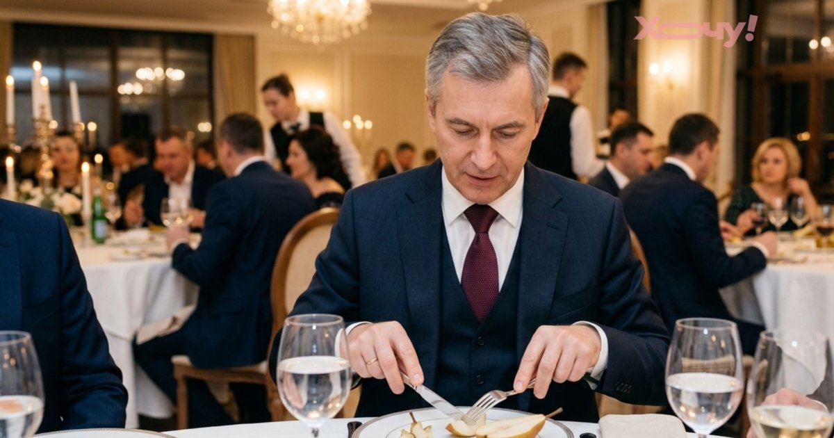 Секрети етикету: бездоганна груша з ножем і виделкою.